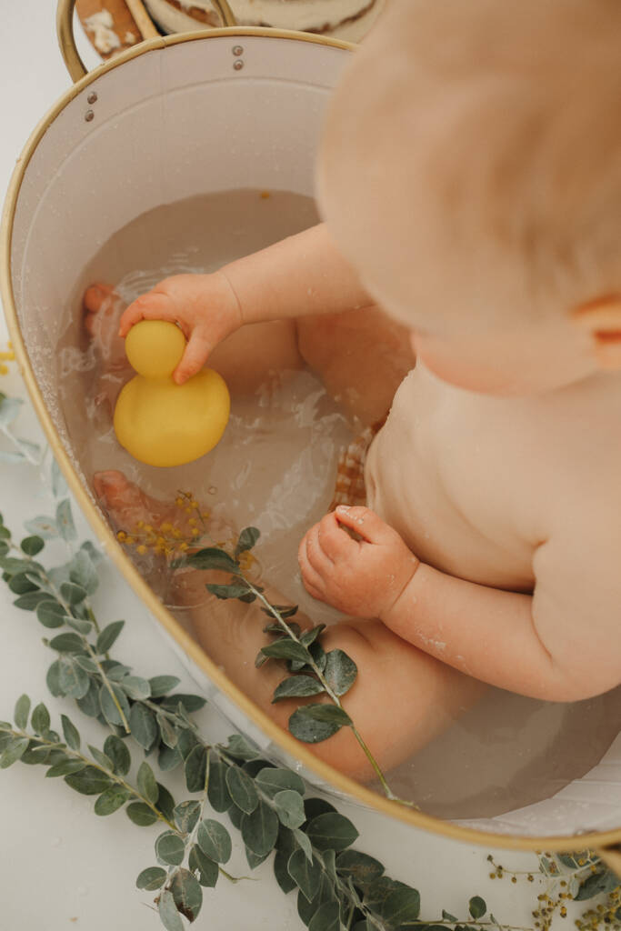 Cake Smash bath time